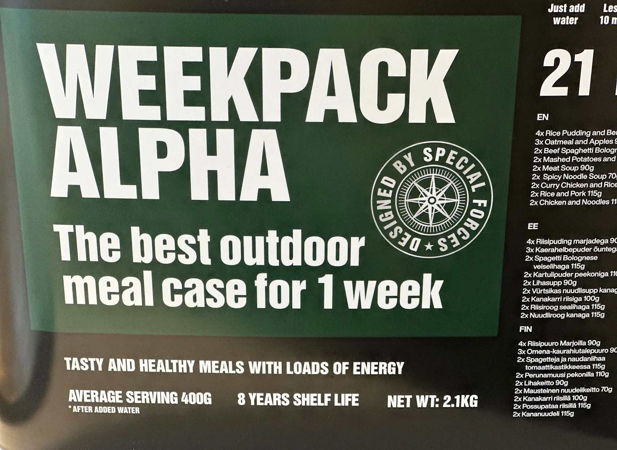 Tactical Foodpack - ole kriisiks valmis!